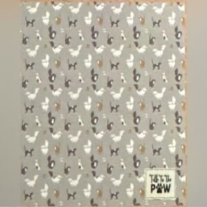 Talk to the Paw Plush Cat Throw ~50×60~NEW!